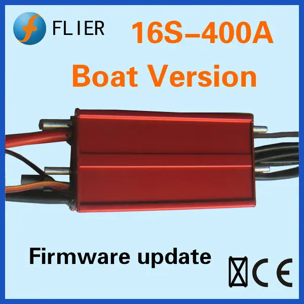 Flier с водяным охлаждением бесщеточный esc 16S 400A для RC лодки программированием USB