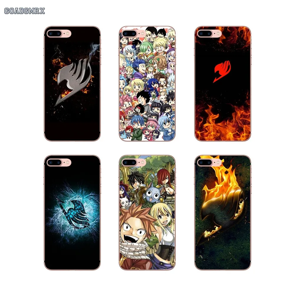 Fairy Tail Logo Anime Series Silicone Phone Cover For Samsung Galaxy S10 Lite J1 J2 J3 J5 J7 2015 2016 J4 J6 Plus J8 2018 Europe | Мобильные