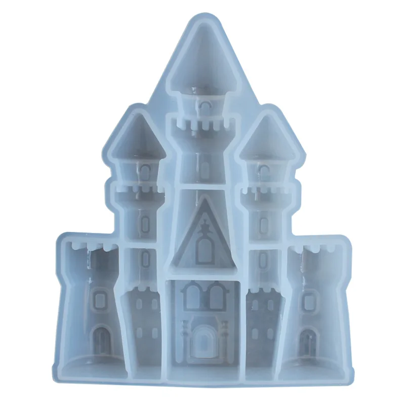 1PC Love Castle Chess Liquid Silicone Expoxy Mold Resin Jewelry Mold UV Pendant Jewelry Accessories Handcraft Earrings Tool