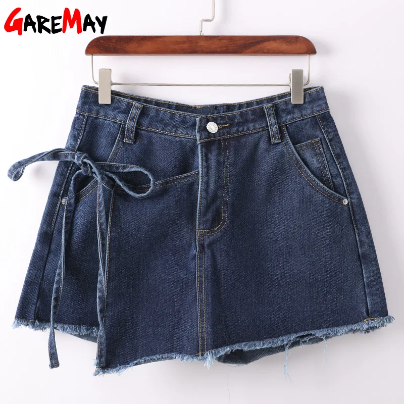 Юбка шорты женская джинсовая с завышенной талией х/б|skirt shorts woman|shorts womenwomen short |