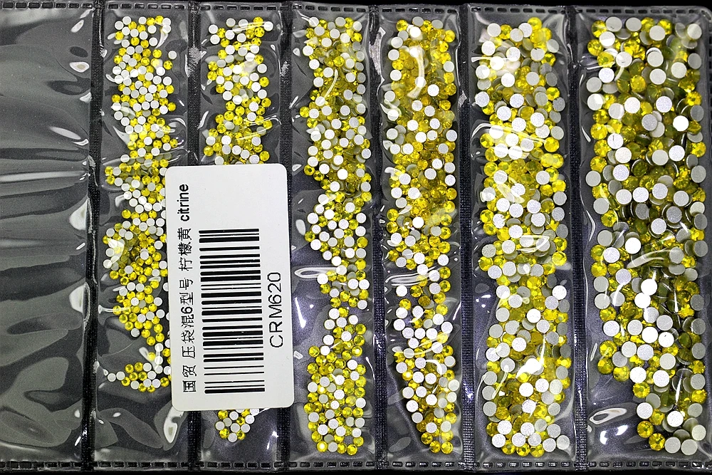 Citrine НОВЫЕ 31 Цвета ногтей 3D DIY Small маленькие размеры стеклянные стразы для украшения ногтей драгоценные камни низкая стоимость доставки оптом - Цвет: Citrine