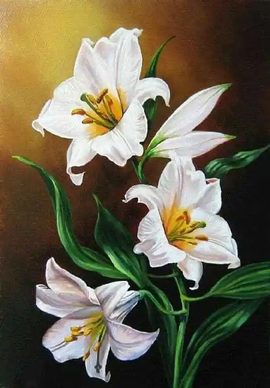 Diamond-Embroidery-lily-Flower-diy-5d-diamond-painting-Cross-Stitch-Kit-Home-Decor-Rhinestone-Round-Full
