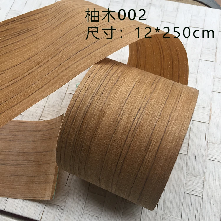 

10pcs/lot L:2.5 meters Thickness:0.25mm Width: 10cm Technology Teak Wood Veneer
