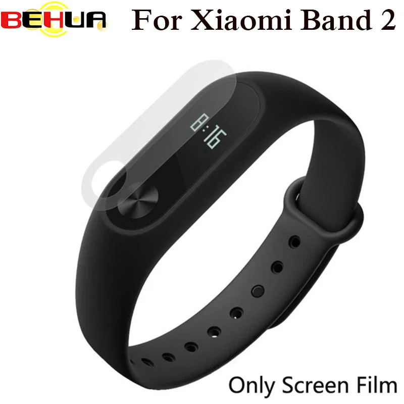 100 шт./лот ультратонкая Защитная пленка для экрана HD Xiaomi Xiao Mi band 2 наручные часы Band