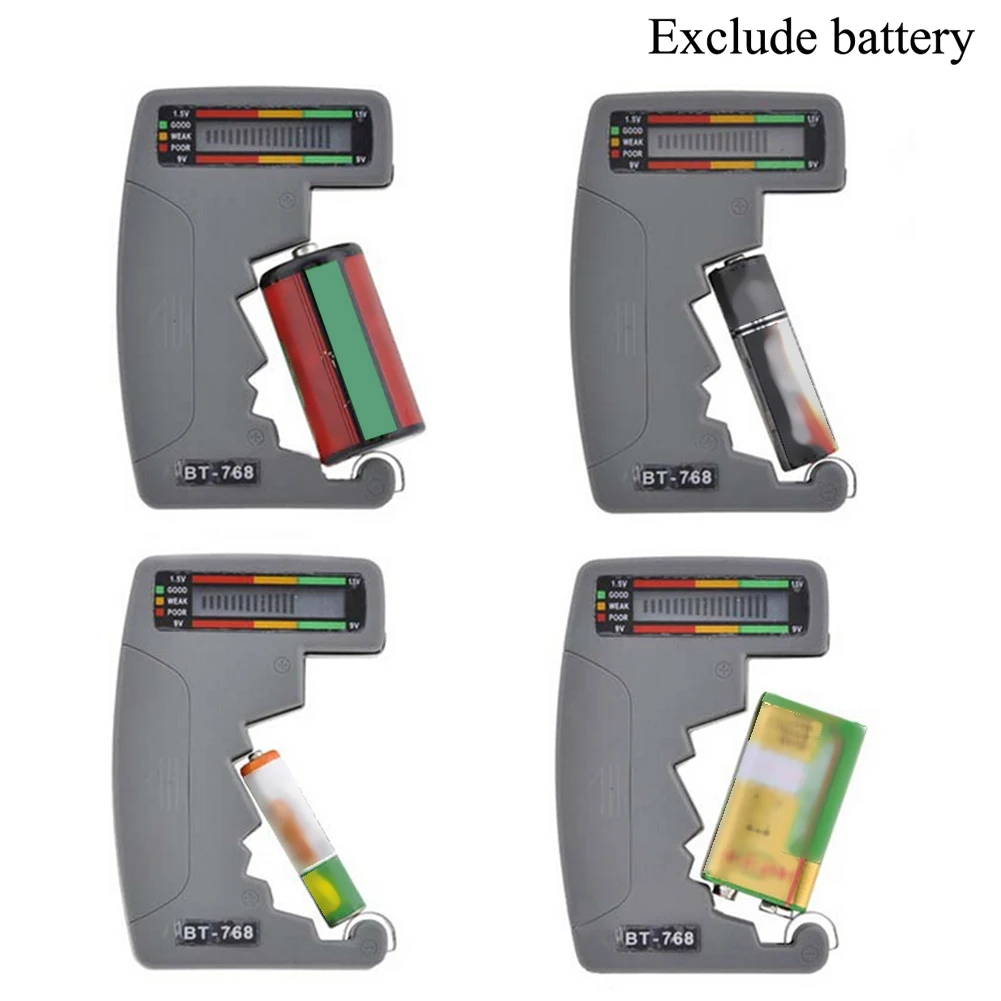 Цифровой ЖК-дисплей Батарея тестер Универсальный Батарея Мощность тестер для 9 В 1,5 В C AA AAA нормальной щелочных Перезаряжаемые батареи тестирование