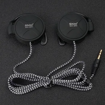 

With microphone earphone ShiniQ940 Omnidirectional 3.5MM port IP / NK dual output interface wired earbuds volume adjustment