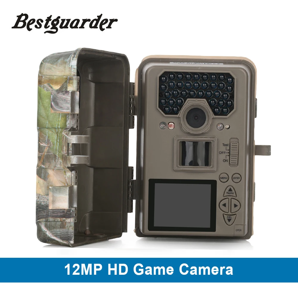 

12MP Infrared IR Digital Trail Game Hunting Camera IP66 hunting camcorder super long detection range up to 75ft forest camera