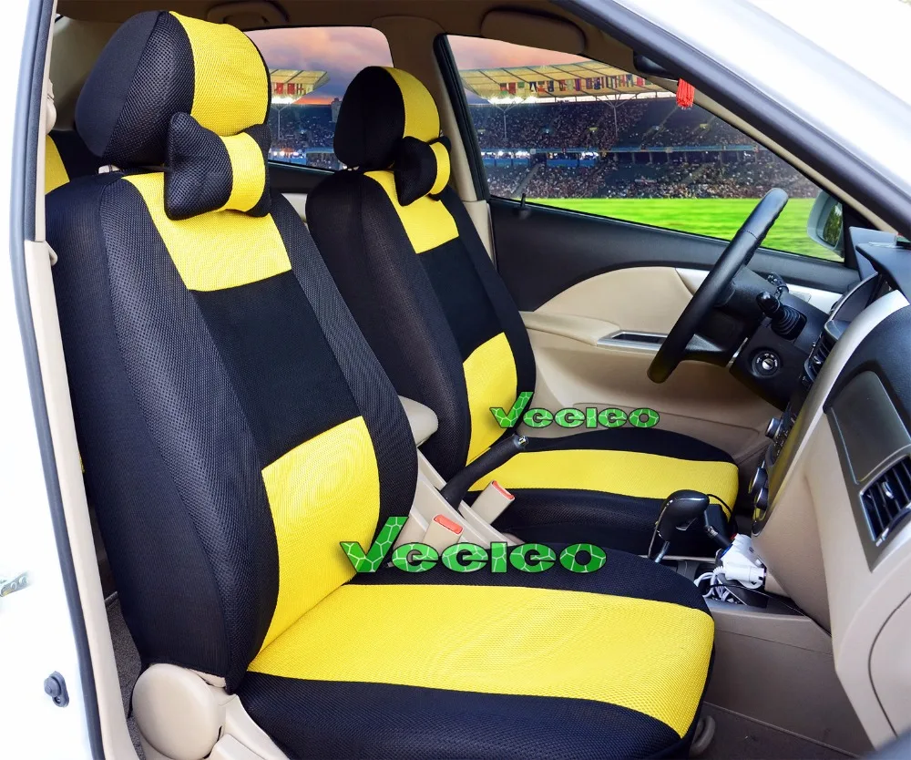 (Front+Rear) Universal Car Seat Covers For Daewoo Matiz Nexia Tosca Kalos Evanda Magnus REXTON Breathable Material+Free Shipping |