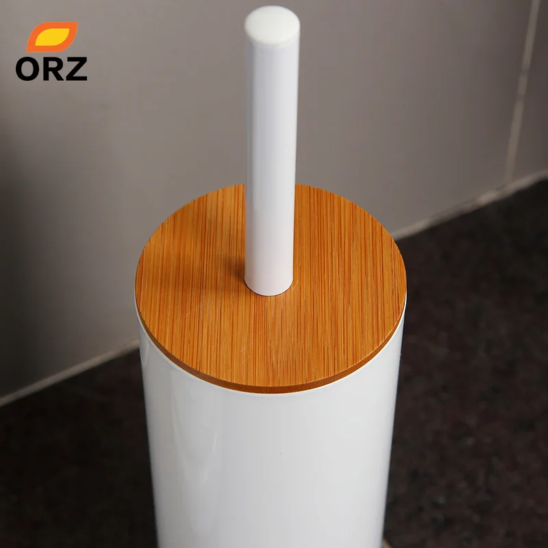 ORZ Bathroom Brush Set Toilet Cleaner Cleaning Brush Holder Waste Trash Bin Shower Gel Refillable Bottle Bathroom Accessories