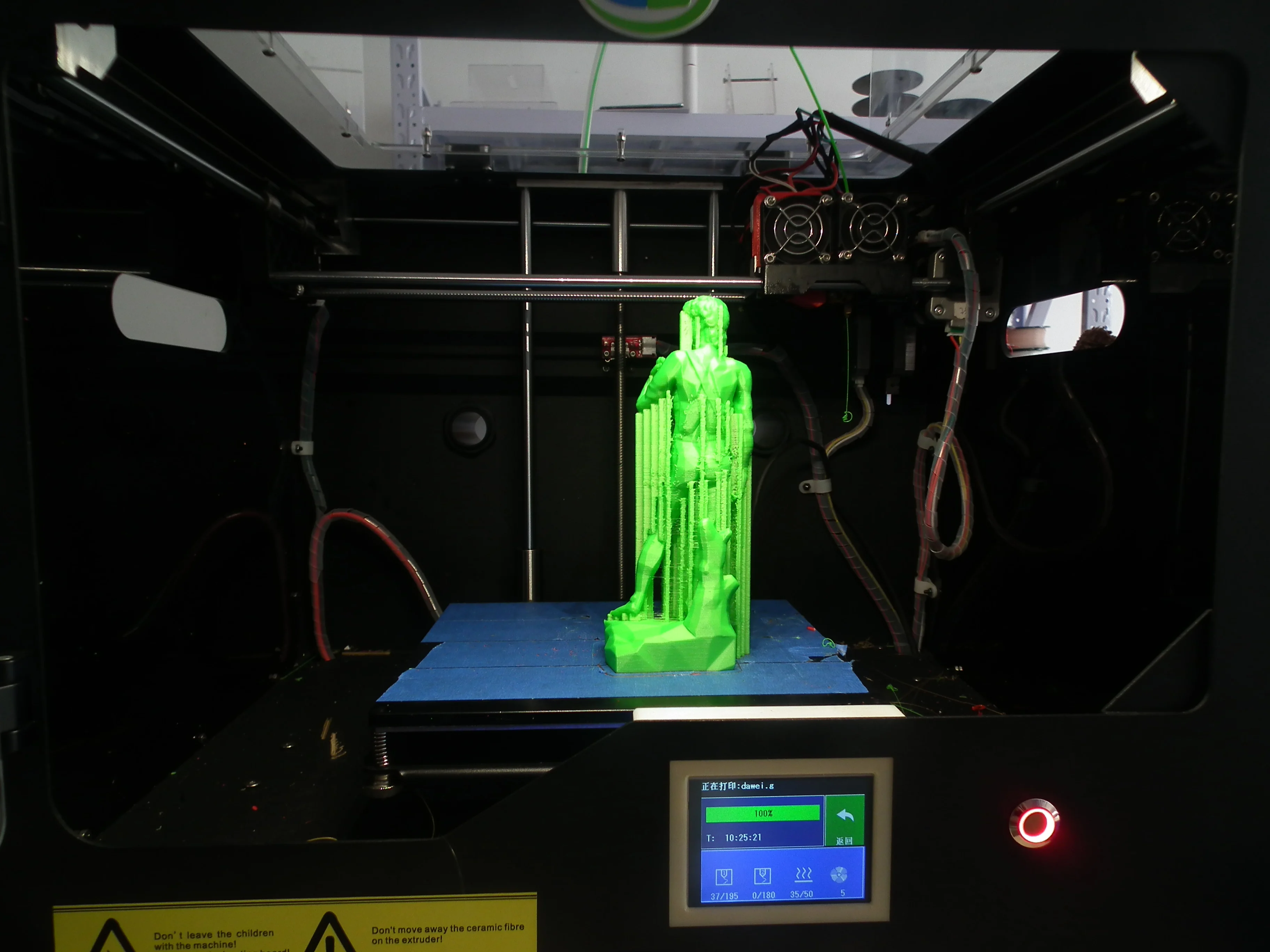  3D printer precision metal frame high stability perspective one year printer warranty 