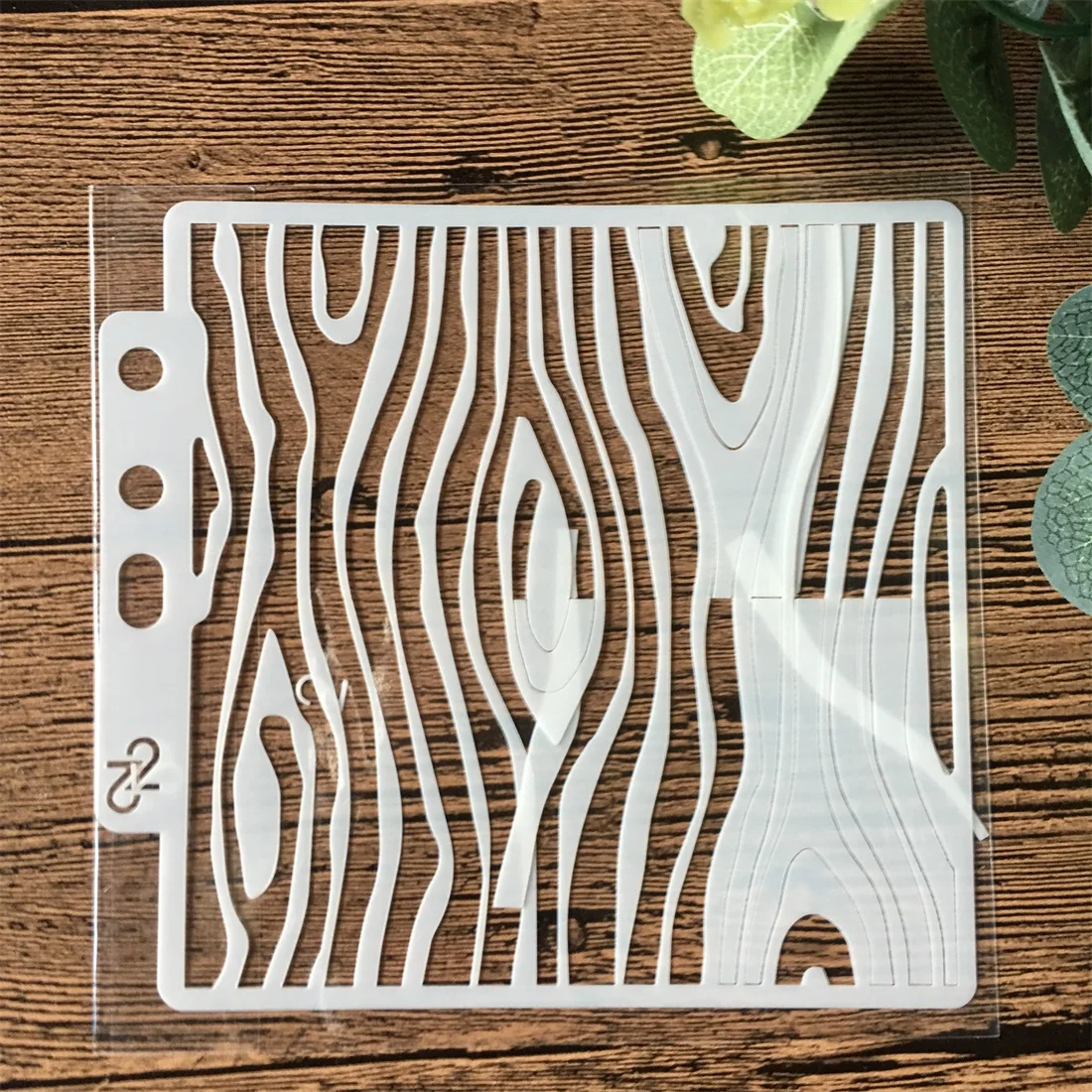 

5inch Wood Texture Grain Layering Stencils Wall Painting Scrapbooking Stamping Embossing Album Decorative Card Template