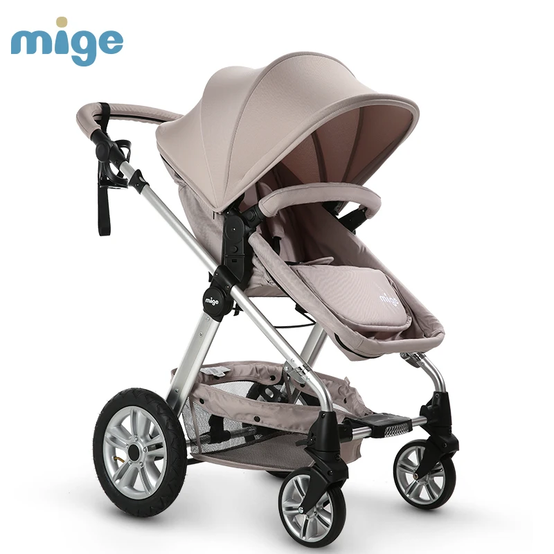 Mige бренд детская коляска Европа baby cart надувные коляски Детские коляски