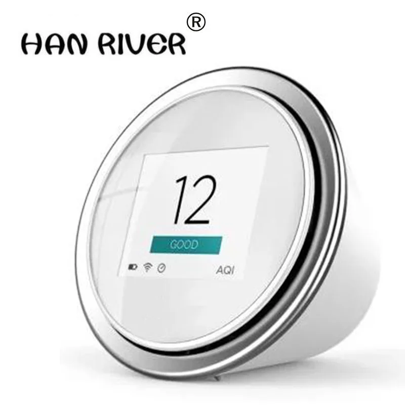 

Smart Air Quality Monitor, Egg, highly sensitive, mobile app, Palm-Sized Solution Monitoring