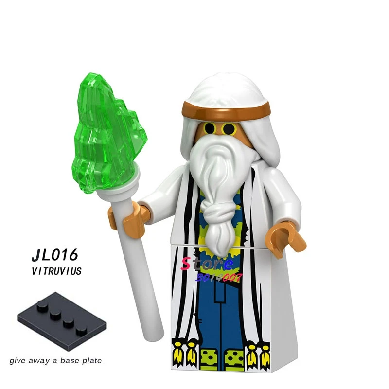 JL016 50 шт. строительные блоки мультфильм Дейзи Дак Тинкер Белл Минни Маус Микки щит меч лучник для игрушки для детей - Цвет: JL016