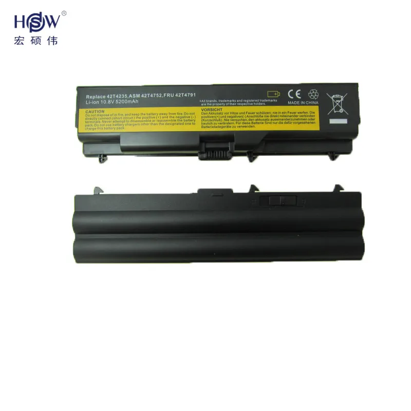 Аккумулятор HSW 5200 мАч для Lenovo ThinkPad L410 L412 L420 L421 L510 L512 L520 SL410 SL410k SL510 T410 T410i T420 T510 T520|battery
