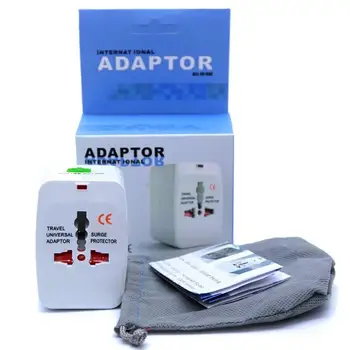 

All in One Universal International Plug Adapter World Travel AC Power Charger Adaptor with AU US UK EU converter Plug 20pcs