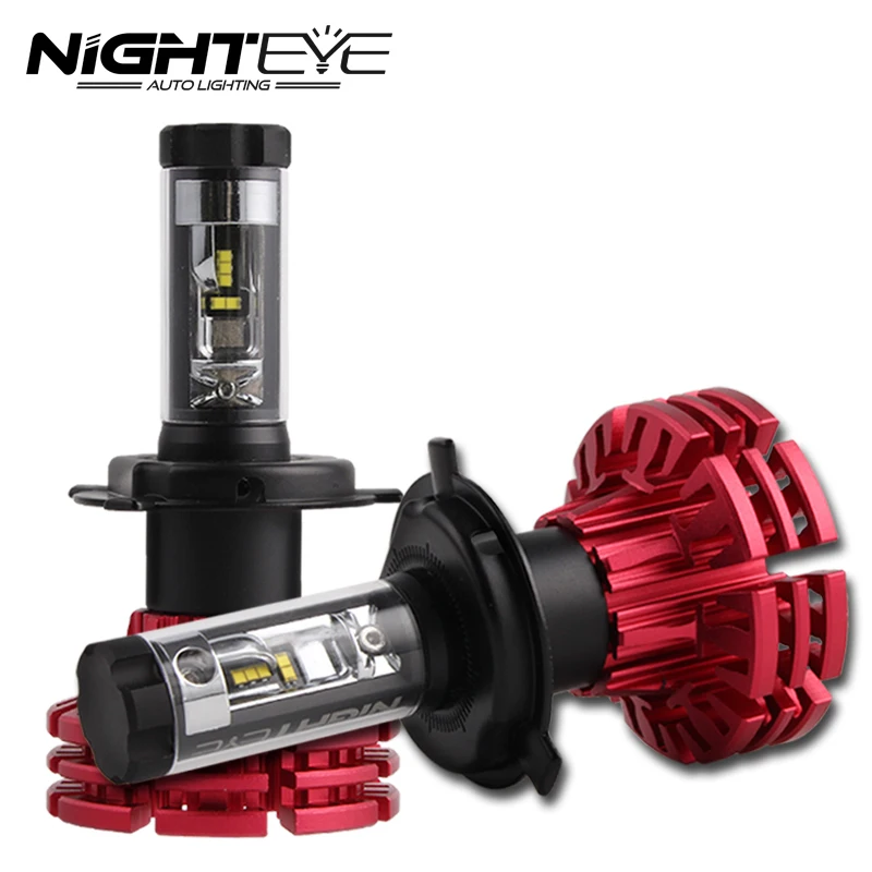 

NIGHTEYE H7 LED Car Headlight Bulbs H4 H7 H11 H1 H3 9006 HB4 9005 HB3 Hi-Lo Beam 10000lm 6500K Auto Headlamp Fog Light DC12v 24v
