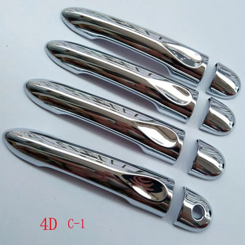 For LADA XRAY 2015 2016 chrome Door handle catch cover Trim cap auto font b accessories