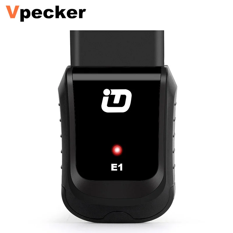 VPECKER E1 Профессиональный OBD2 Авто диагностический сканер Easydiag ABS DPF сброса масла Wifi Full Системы OBDII диагностический инструмент с 10-дюймовый планшет - Цвет: VPECKER E1 Only