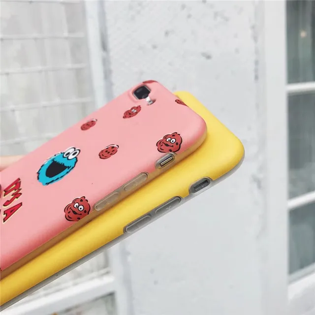Cartoon Cookie Friends Painting Phone Case For iPhone 6 6S 7 8 Plus X Cute Couples Soft IMD Phone back Cover Cases Coque