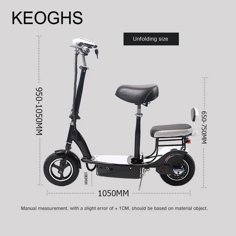 Clearance new model Mini Folding Electric Adult scooter For Men Women Female Small Car 4