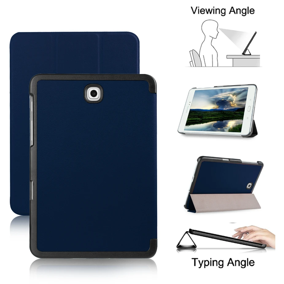 Планшеты чехол для samsung Galaxy Tab S2 8,0 чехол из искусственной кожи с откидной крышкой для samsung T710 T715 T715C T713 T719 SM-T710 SM-T715