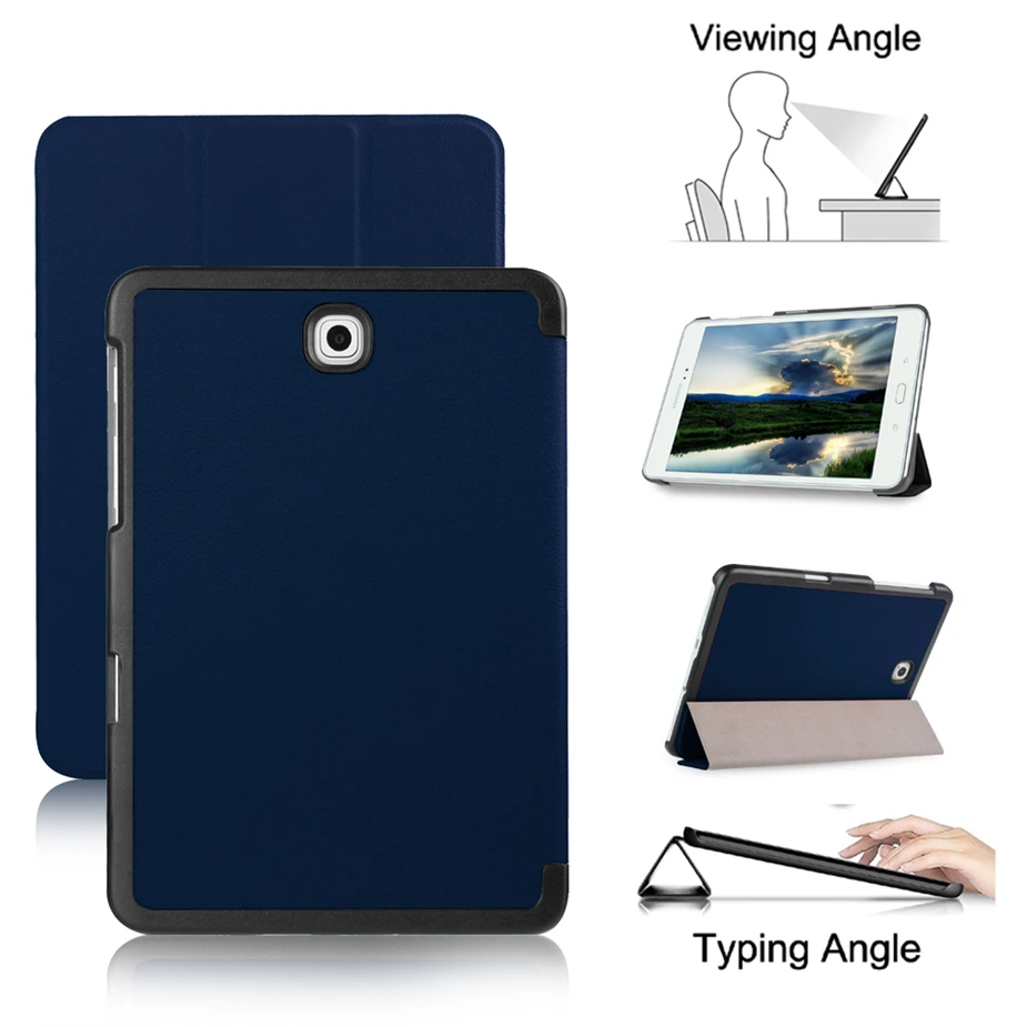 Tablets Case For Samsung Galaxy Tab S2 8.0 PU Leather Flip Cover T710 T715 T715C T713 T719 SM-T710 SM-T715 | Компьютеры и офис
