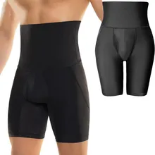 Большие размеры, S-3XL, 4XL, 5XL, мужские трусы с высокой талией, триммером для живота, Abdo, мужское нижнее белье для похудения в области бедер