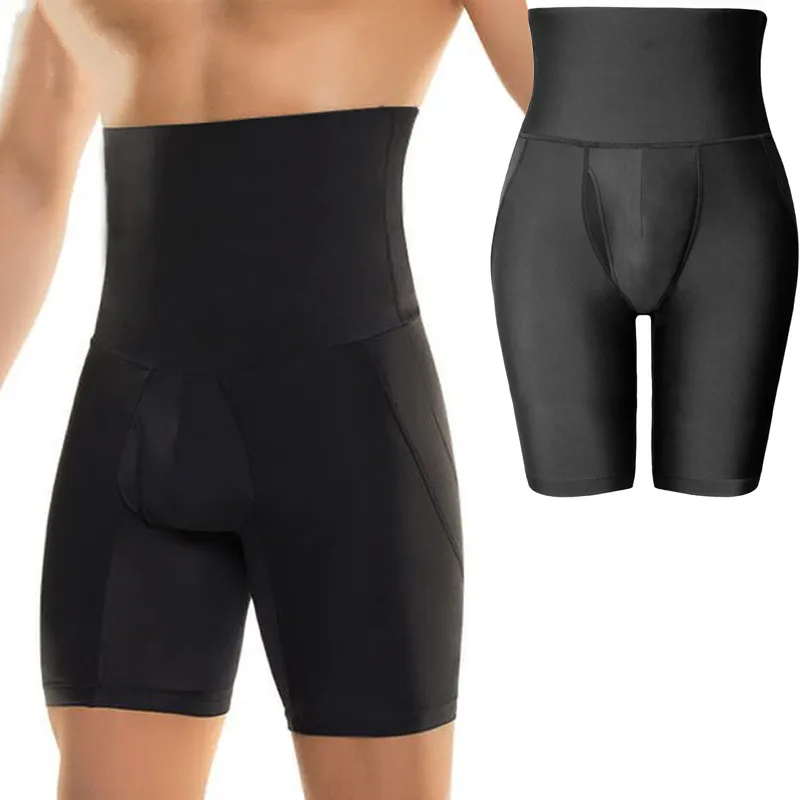 Men High Waisted Tummy Thigh Fat Trimmer Shaper