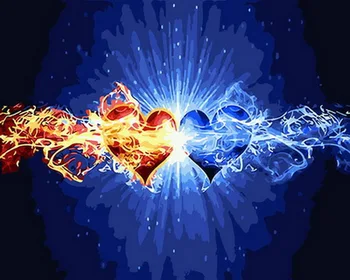 

Frameless diy paintings by numbers paint by number for home decor oil picture painting 5065cm heart