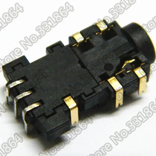Free shipping 3 5mm the interface Applicable Asus Acer Lenovo notebook audio interface headphone jack connector 8 pin socket