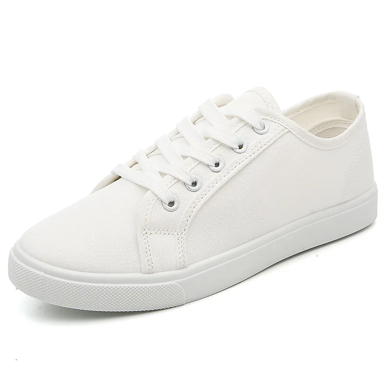 Female Sneakers 2019 New Summer White Sneakers Women Canvas Shoes Breathable White Basket Femme ...