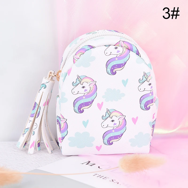 

6Styles Cartoon Unicorn Coin Purses Women Wallets Small Cute Kawaii Card Holder Key Money Bags For Girls Ladies Purse Kids Bulk