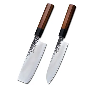 

Liang Da 6.5'' Damascus Steel Handmade Forged Chopping Knife Wood Handle Kitchen Knife 3.0mm Cooking Knife Kitchen Accessories