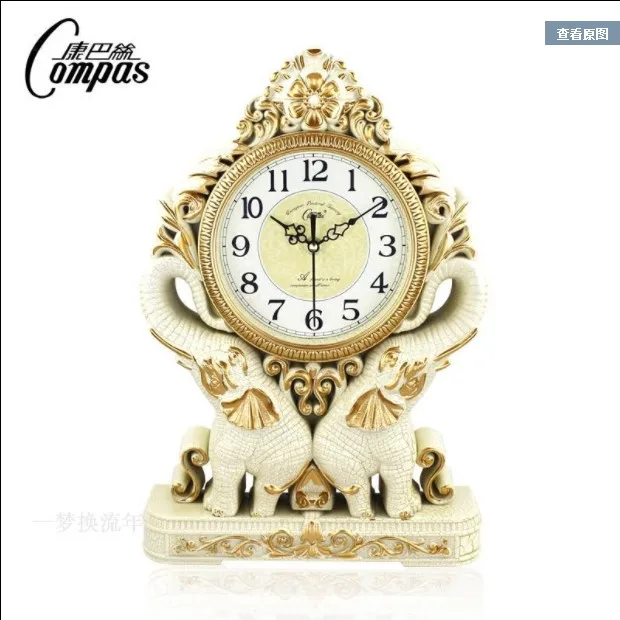 Европейские ретро часы настольные часы американские Большие Настольные в гостиной настольные креативные часы украшения
