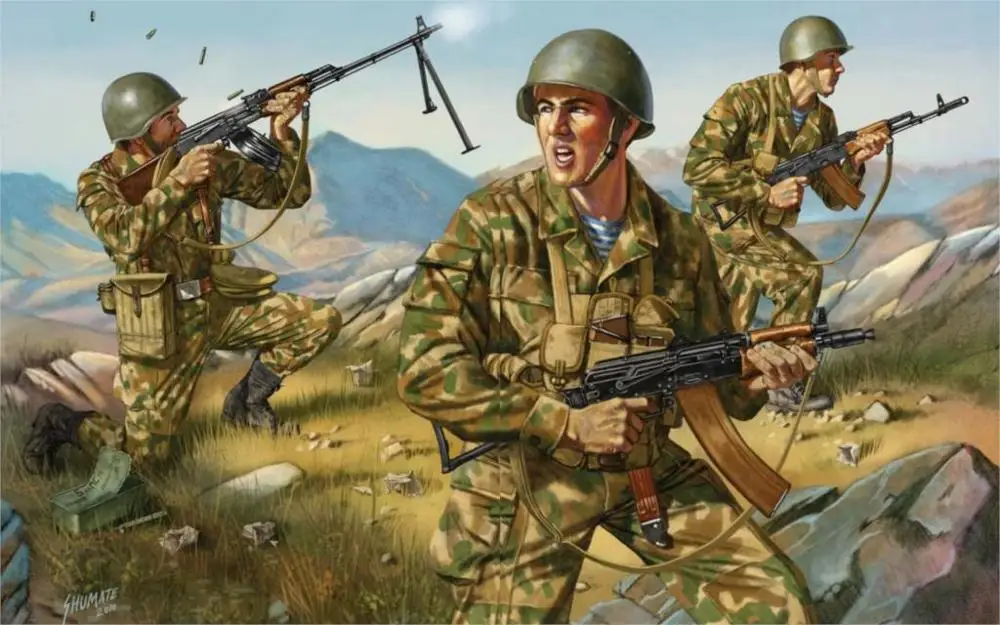 WAR-ART-mountains-of-Afghanistan-Soviet-airborne-army-assault-rifles-a-machine-gun-equipment-Canvas-Poster.jpg