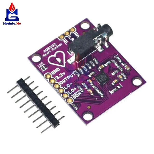 EKG Sensor Arduino AD8232 Puls- & EKG-Sensor Modul Für Arduino