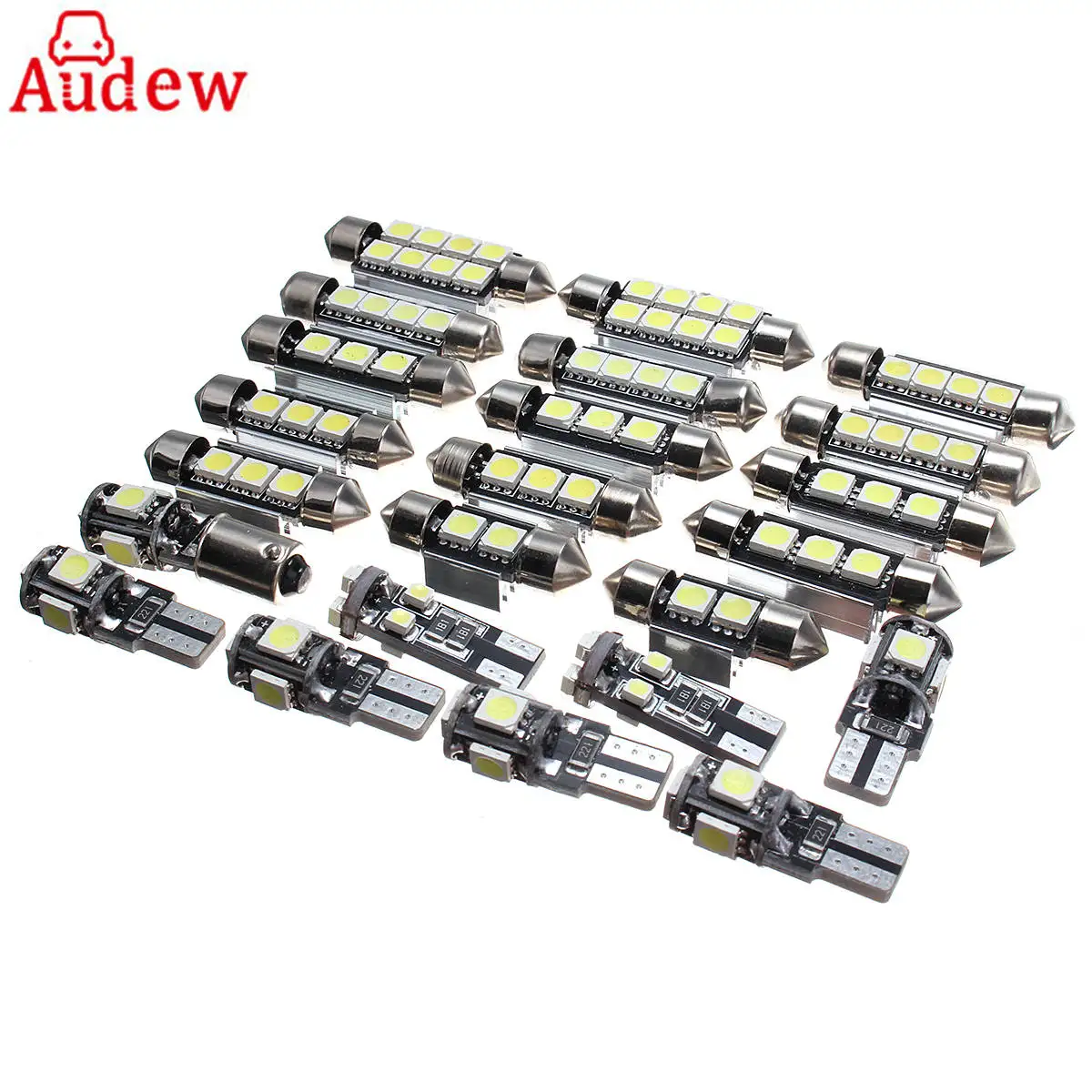 

23PCS Car White LED LampDome Light Interior Light Kit For BMW X5 E53 2000-2006