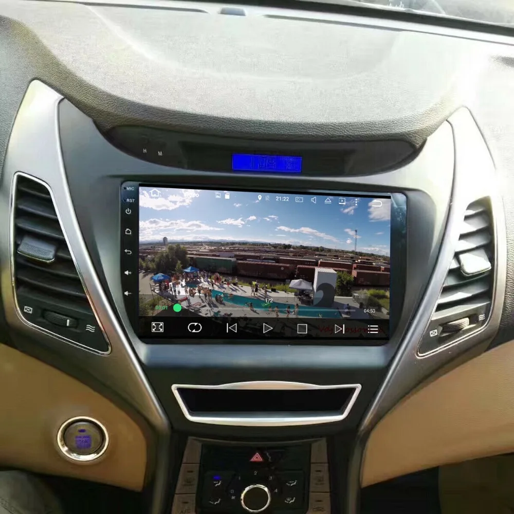 9 дюймов Android 8 0 четырехъядерный автомобильный Радио GPS навигация для Hyundai Elantra Avante