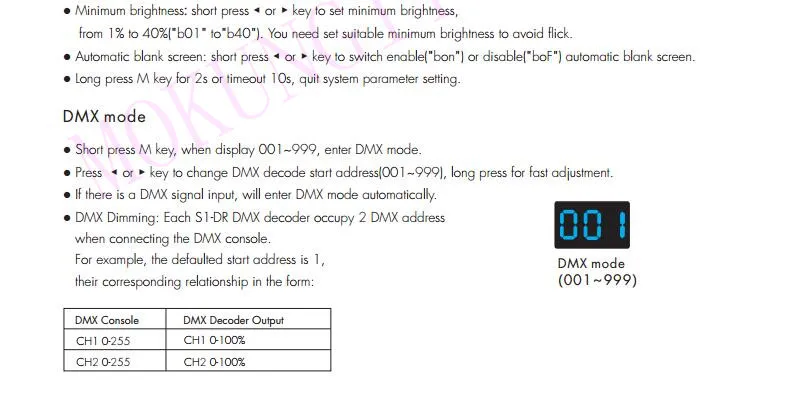 2CH* 1.2A AC фазовый диммер DMX S1-DR DMX512 декодер SCR DMX512 декодер инженерный декодер AC100V-240V din-рейка DMX 512 Диммер