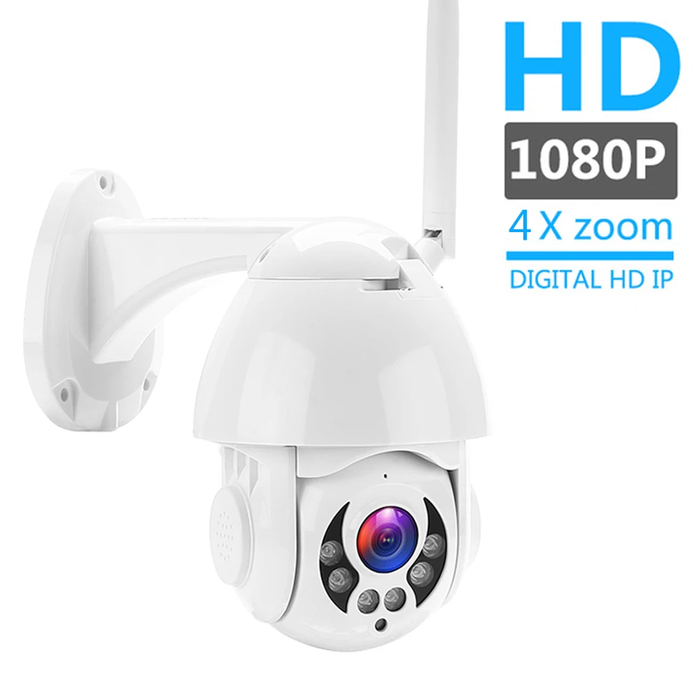 

BOBLOV 1080P PTZ IP Camera Outdoor Speed Dome Wireless Wifi Security Camera Pan Tilt 4X Zoom IR Network CCTV Surveillance ONVIF