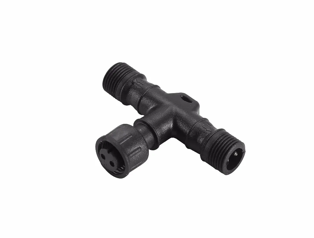 

2 PIN/4PIN T Connector Y Connector IP67 Waterproof for LED Deck Ligth Step Stairs Lamp with 2*male and 1* female Connectors