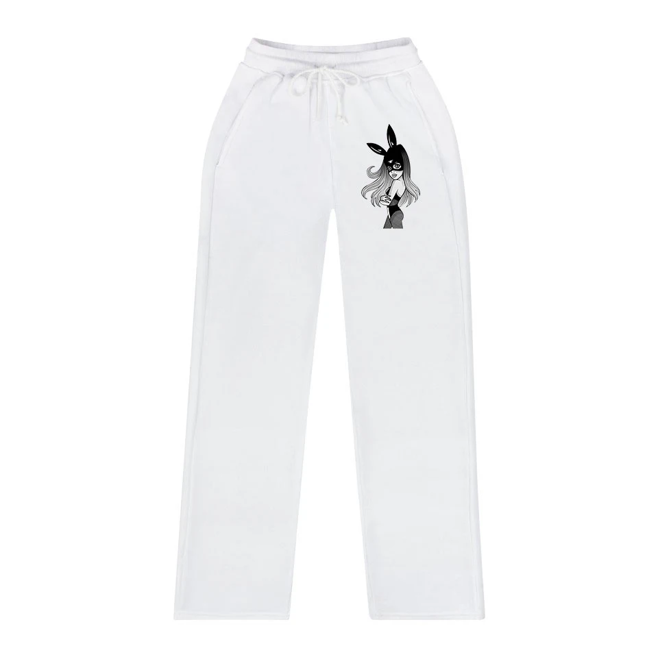 

Ariana Grande Popular Fashion print casual Sweat cool pants Basic comfortable Women/men Street High Quality Sports Pants