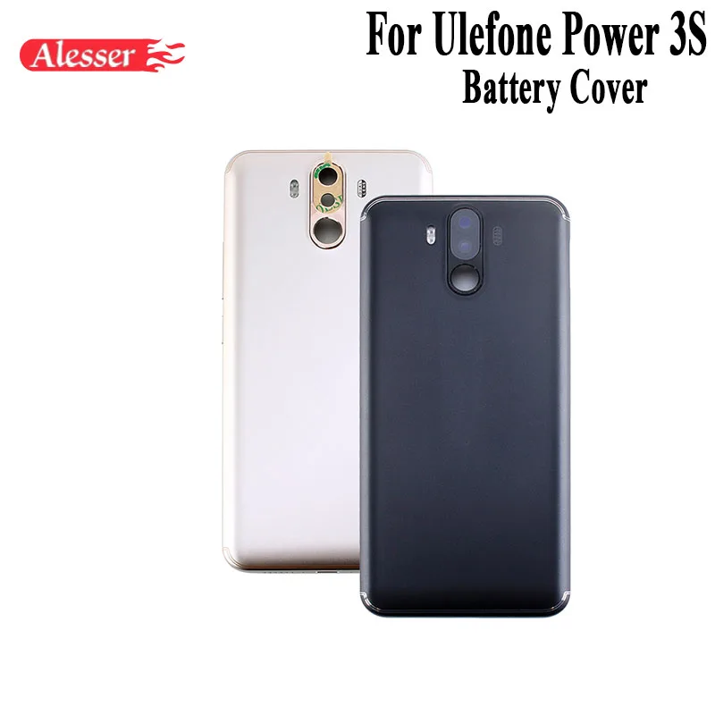 

Alesser For Ulefone Power 3S Power 3 Battery Cover With Heat Dissipation Replacement Slim Protective Battery Cover Case