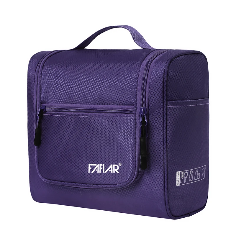 Portable Vanity Case Waterproof Nylon Bag Travel Toiletry Bag Women