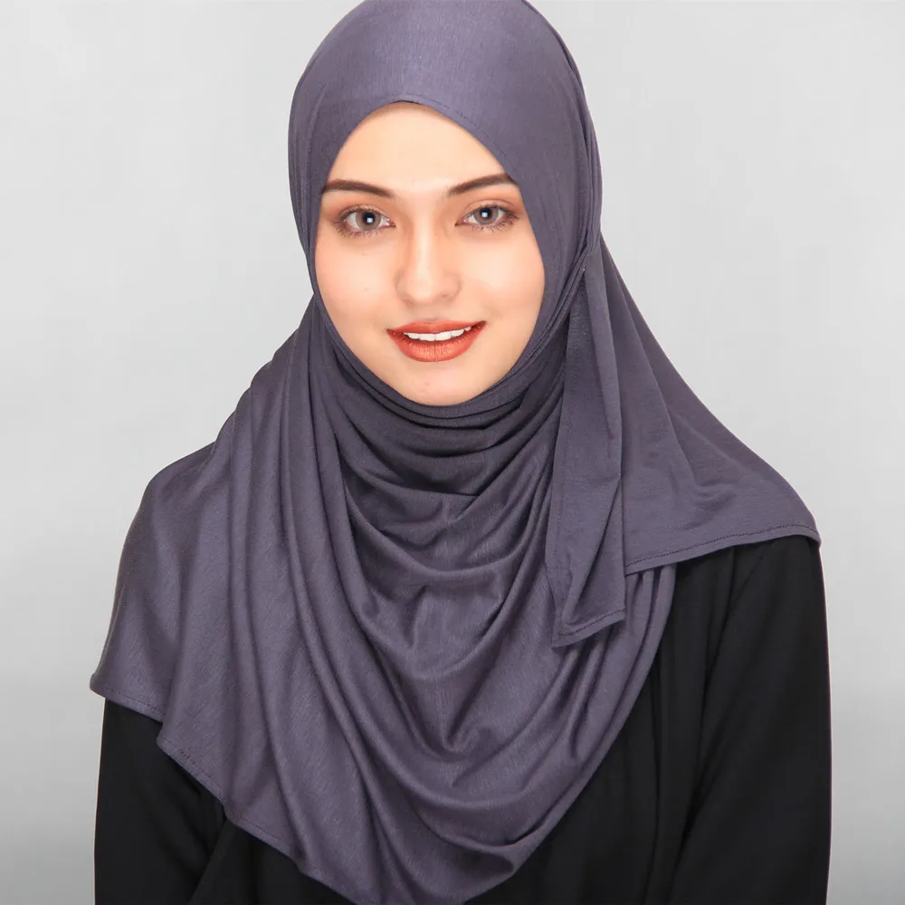 20pcs/lot Free shipping Women's Cotton Muslim Hijab Plain Soild Turban
