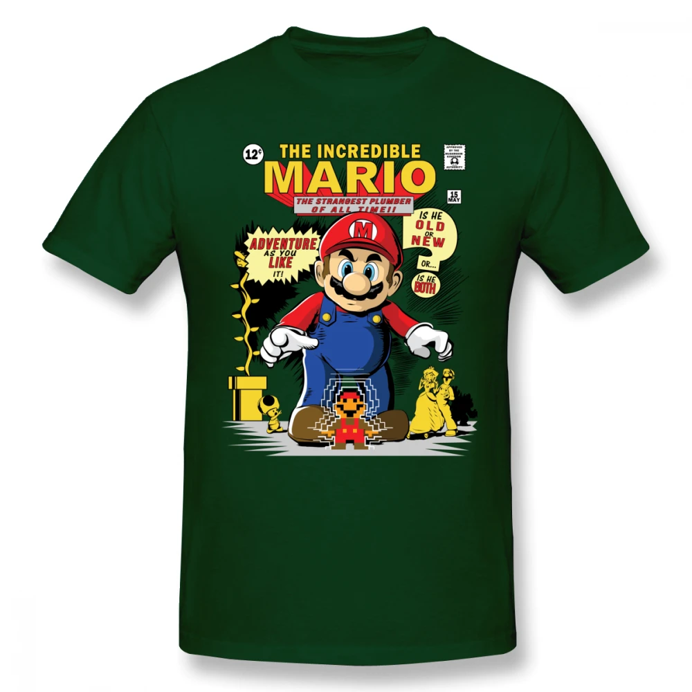 Мужская футболка Super Mario Bros большие размеры 5XL Camiseta | одежда