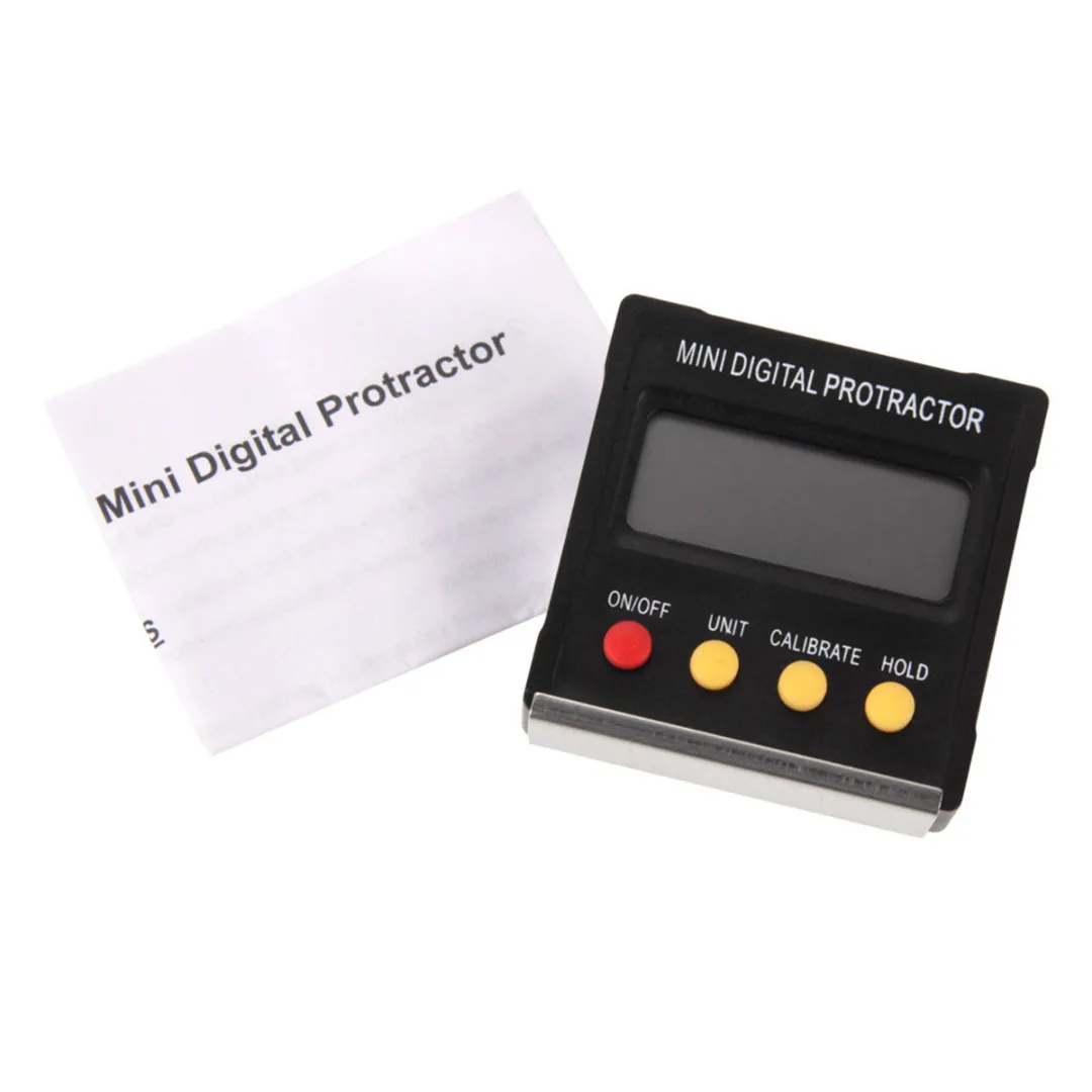 

Mini Digital Protractor Plastic Angle Gauge Electronic Meter With Magnetic Base