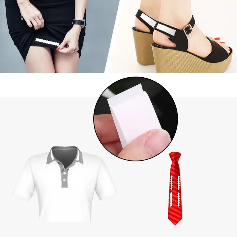 18/36pcs Double Sided Body Lingerie Tape Safe Clothing Clear Bra Underwear Shoulder Strip Adhesive Wedding Prom