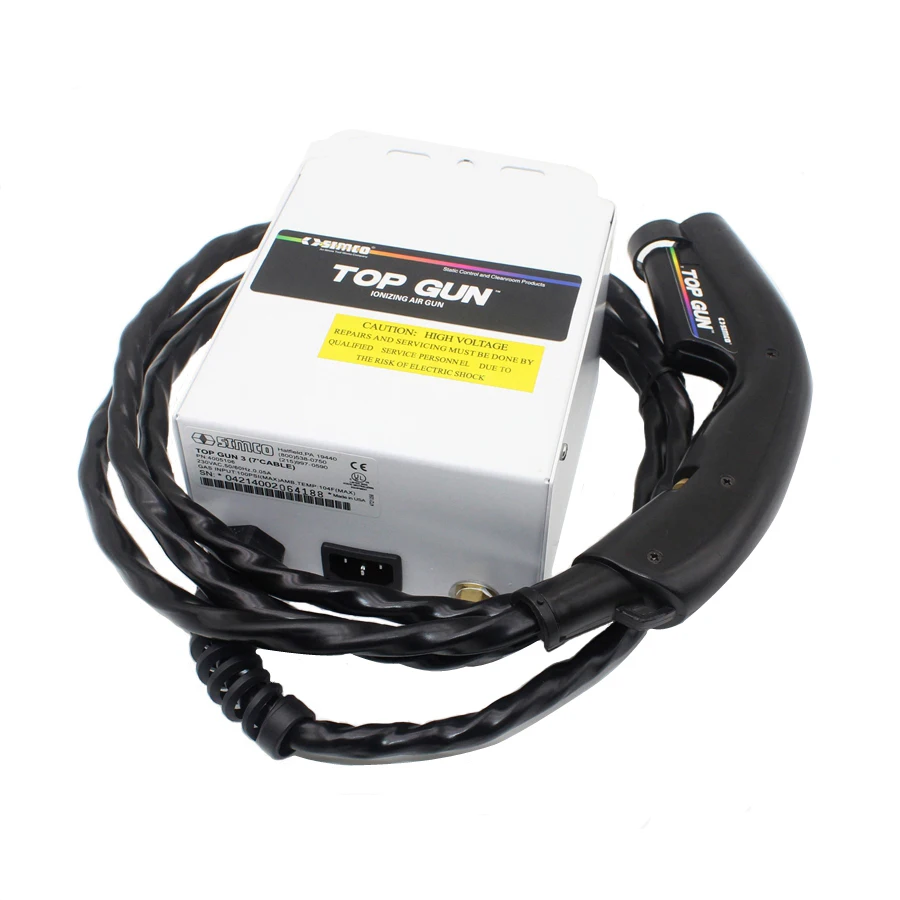 

Antistatic Simco Top Gun Ionizing Air Gun / Static Eliminator Nozzle Power Ionizer Air Spray Gun Tools